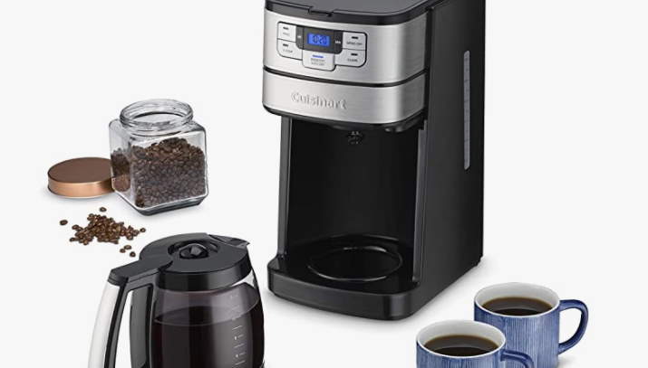 Cuisinart DGB-400 small coffee maker for small kitchen stand