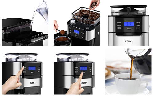 GEVI coffee maker is perfect for a small kitchen