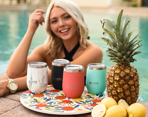Luxe insulated glasses for all kind of beverages