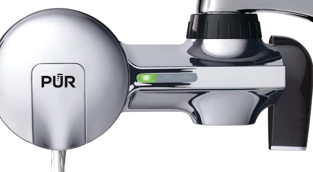 PUR water filter light indicator