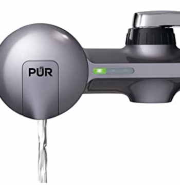 PUR faucet mount water filter system for kitchen