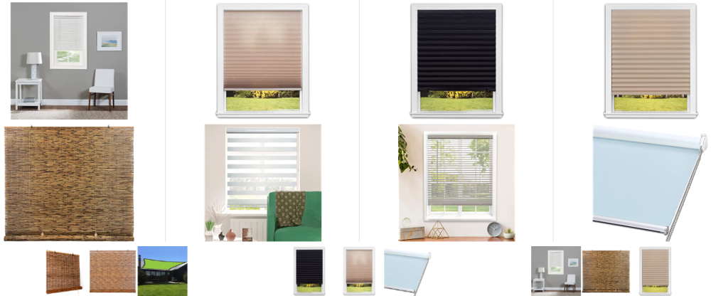 window shades you can find on Amazon
