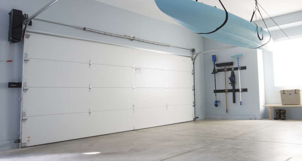 Wall-mount garage door opener design