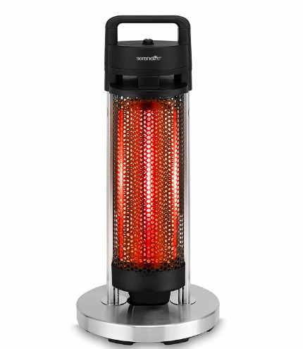 Electric outdoor heater for patio