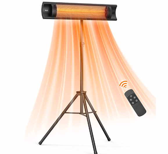 Weatherproof outdoor patio heater