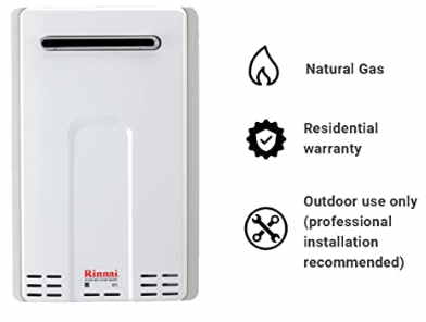 Rinnai electric tankless water heater