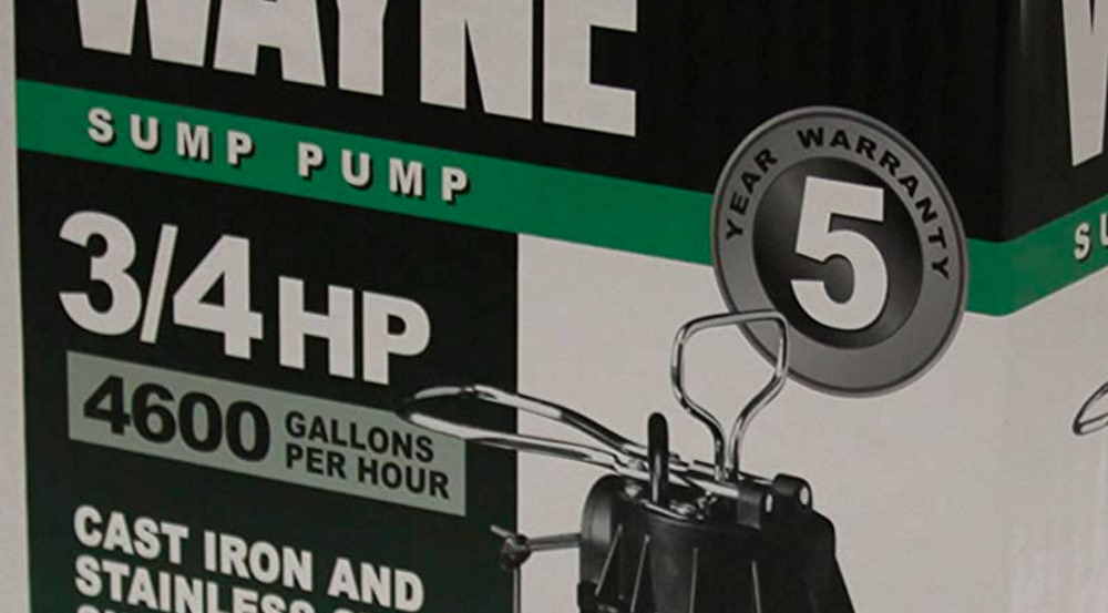 Wayne CDU980E water pump review