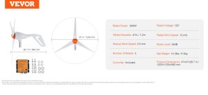 vevor wind turbine generator